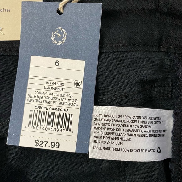 Universal Threads Skinny Slim Bootcut Black High Rise Button Fly Jeans 6 - Picture 4 of 10